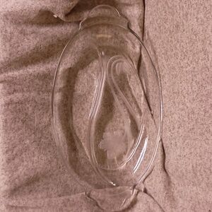 Mikasa Studio Nova divided oval serving dish. Etched flower. Flawless!